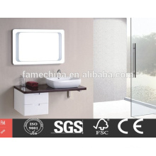 China Factory Directly Provide Europe design white bathroom corner cabinet